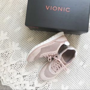 vionic joey dusty pink